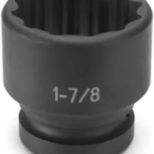 Grey Pneumatic 1-7/8" X 6 Point Short 1" Drive Impact Socket (4260R)