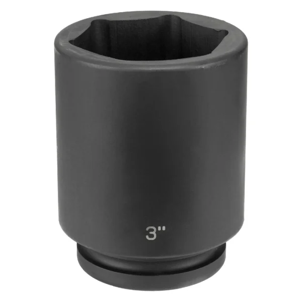Grey Pneumatic 1" Drive 3-3/8" 6-Point Deep Impact Socket (4108D)