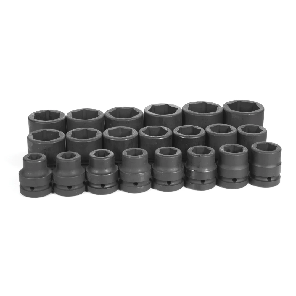 Grey Pneumatic 1" Drive Standard Length Impact Set (9021)