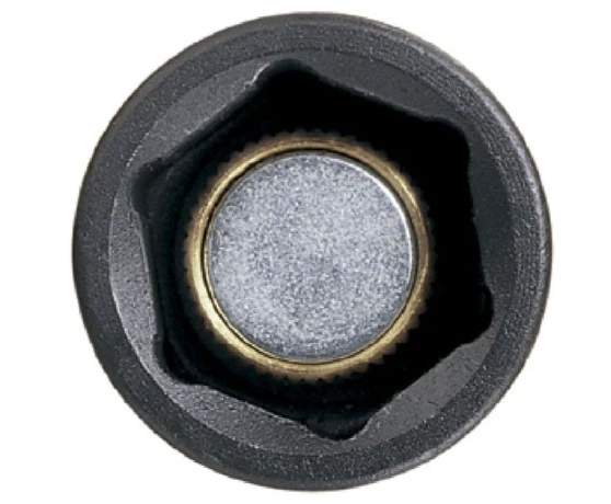 Grey Pneumatic 3/8" Drive x 7/16" Magnetic Standard Socket (1014RG) — product image 2