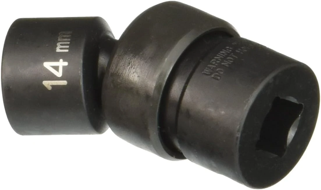 Grey Pneumatic 3/8" Drive x 14mm Standard Universal Socket (1014UM)