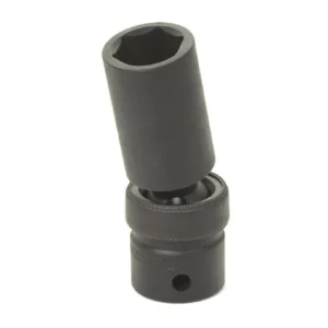 Grey Pneumatic 17mm Universal Semi Deep Socket (1017UMSD)