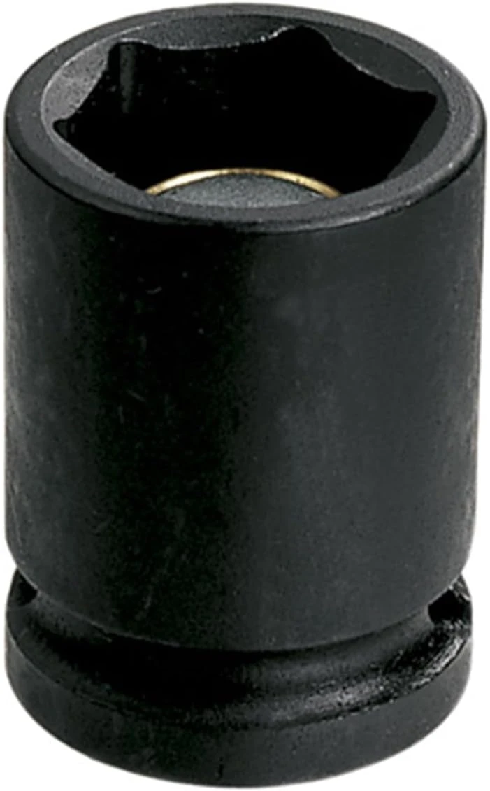 Grey Pneumatic 10Mm X 6 Point Short 1/2" Drive Magnetic Impact Socket (2010MG)