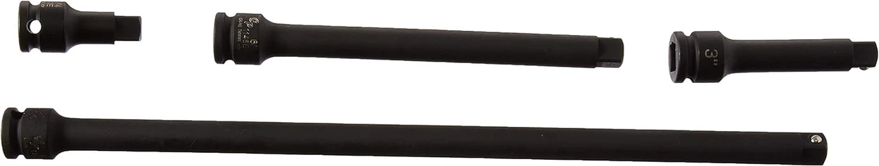 Grey Pneumatic 3/8" Drive 4-Piece Impact Extension Set (1104E) — product image 2