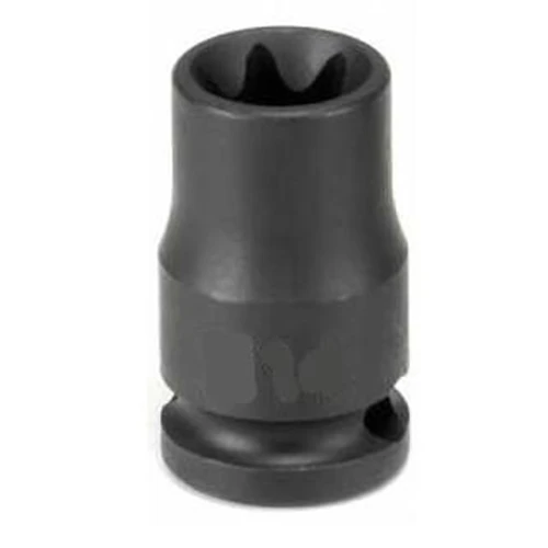 Grey Pneumatic 3/8" Drive x E12 External Star Impact Socket (1112ET)