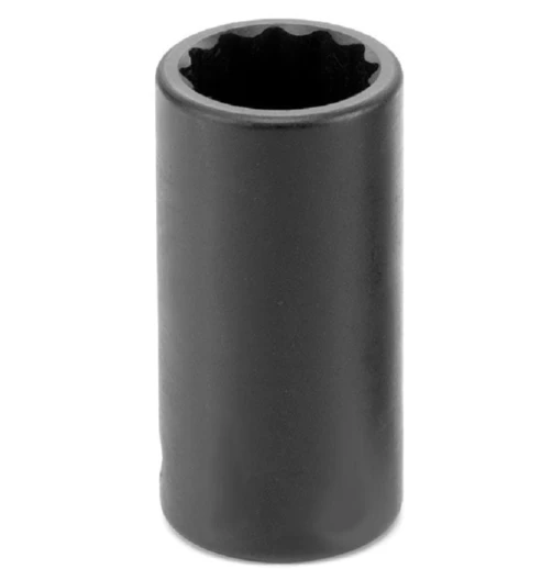 Grey Pneumatic 3/8" Dr. 12mm 12pt Semi-Deep Impact Socket (1112MSD)