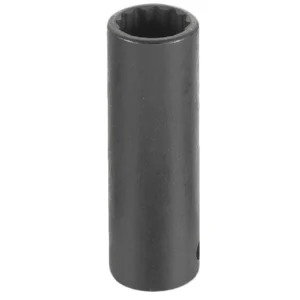 Grey Pneumatic 3/8" Drive x 1/2" Deep - 12 Point Socket (1116D)