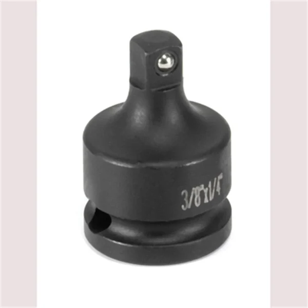 Grey Pneumatic 3/8" F x 1/4" M Adapter w/ Friction Ball Socket (1128A)