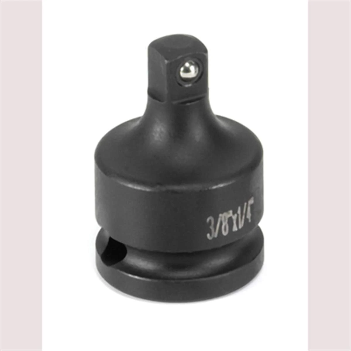 Grey Pneumatic 3/8" F x 1/4" M Adapter w/ Friction Ball Socket (1128A)