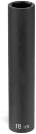 Grey Pneumatic 11Mm X 6 Point Deep 1/2" Drive Impact Socket (2011XMD)