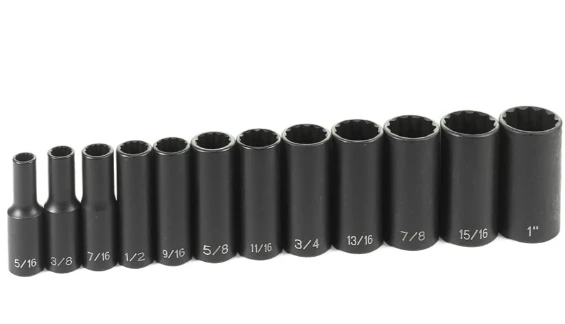 Grey Pneumatic 3/8" Drive 12 Piece Deep Set - 12 Point (1202D) — product image 2