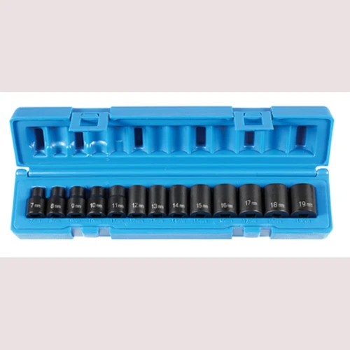 Grey Pneumatic 3/8" Drive 13 Pc. Std. Length Metric Set - 12pt (1203M) — product image 2