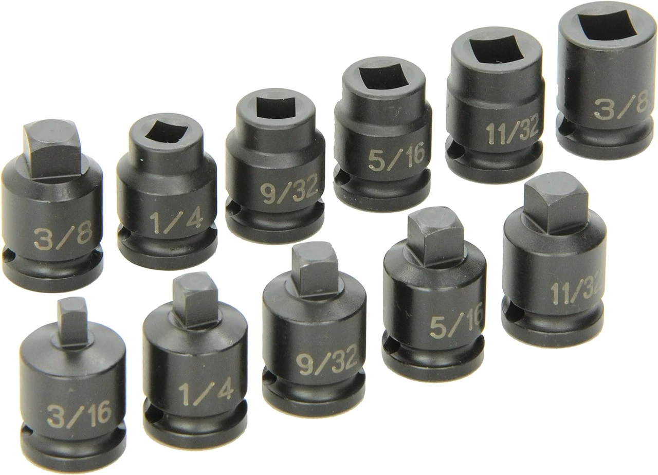 Grey Pneumatic 3/8" Drive, 11 Pc. Pipe Plug Socket Set (1211P) — product image 2