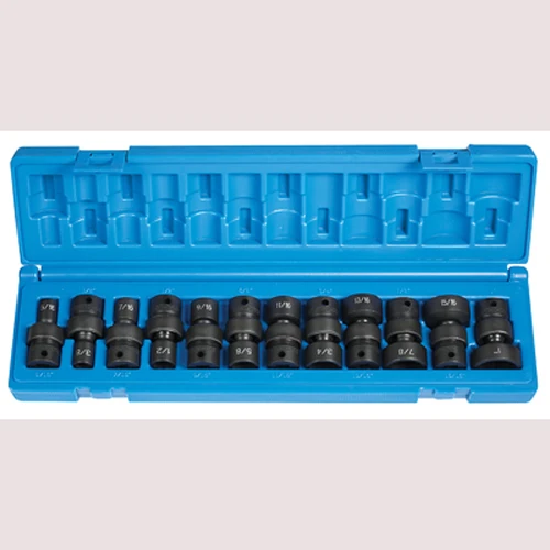 Grey Pneumatic 3/8" Dr. 12 Pc. 6 Pt. Standard Frac. Univ. Set (1212U)