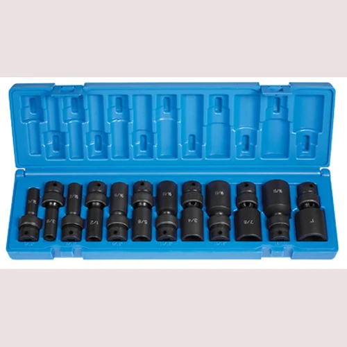 Grey Pneumatic 3/8" Dr. 12 Pc. Deep Length Fract. Univ. Set (1212UD)