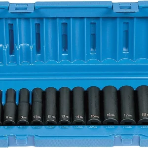 Grey Pneumatic 3/8" Drive 13-Piece Deep Metric Set (1213MD)