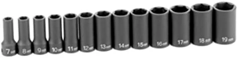 Grey Pneumatic 3/8" Drive 13 Piece Semi-Deep Metric Set (1213MSD) — product image 2