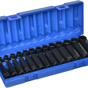 Grey Pneumatic 3/8" Dr. 26pc. Std. & Deep Metric Master Set (1226M)