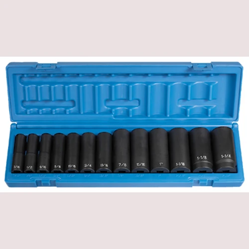 Grey Pneumatic 1/2" Drive 13-Piece Deep Set (1312D)