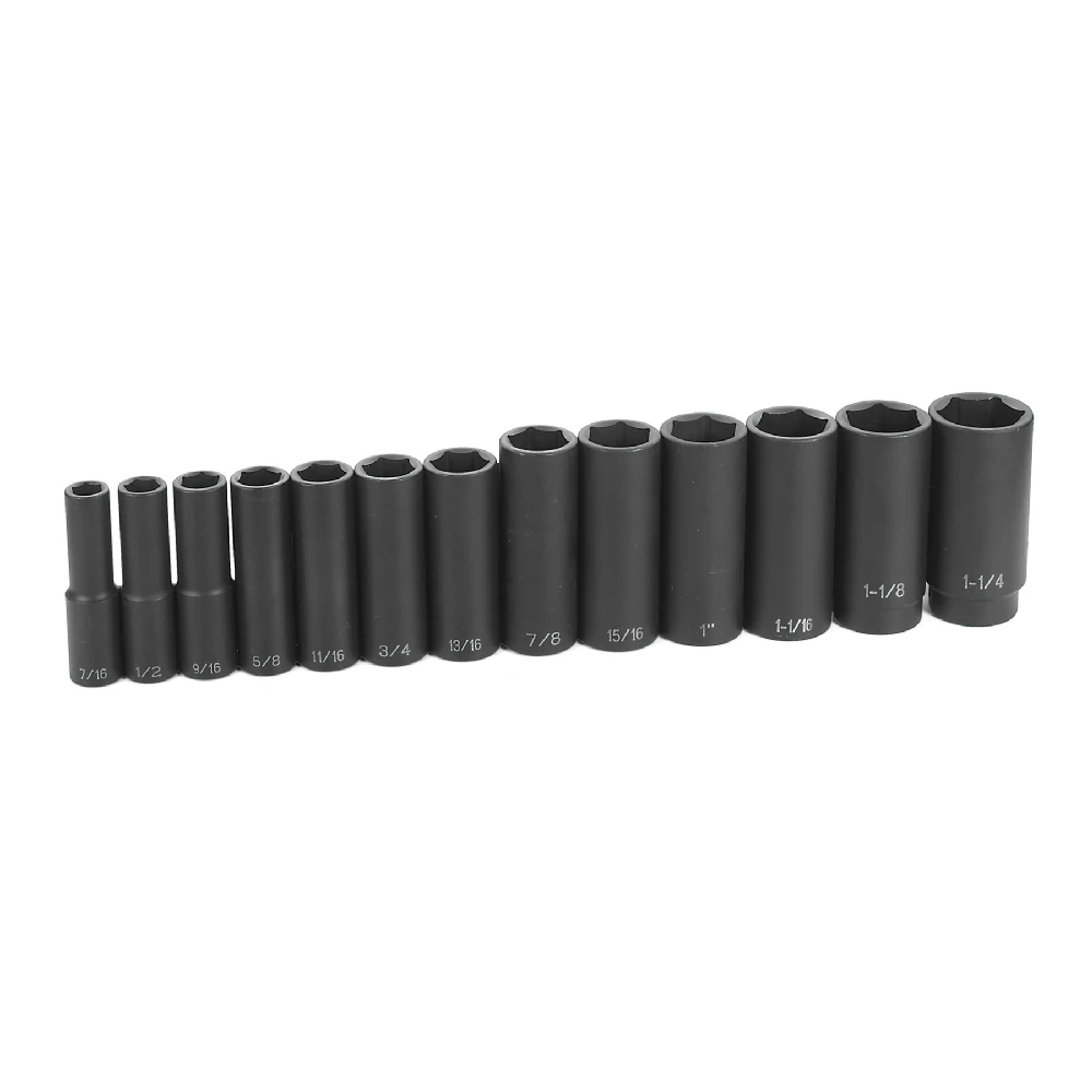 Grey Pneumatic 1/2" Drive 13-Piece Deep Set (1312D) — product image 2