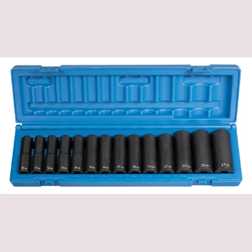 Grey Pneumatic 1/2" Drive 14-Piece Deep Metric Set (1412MD)
