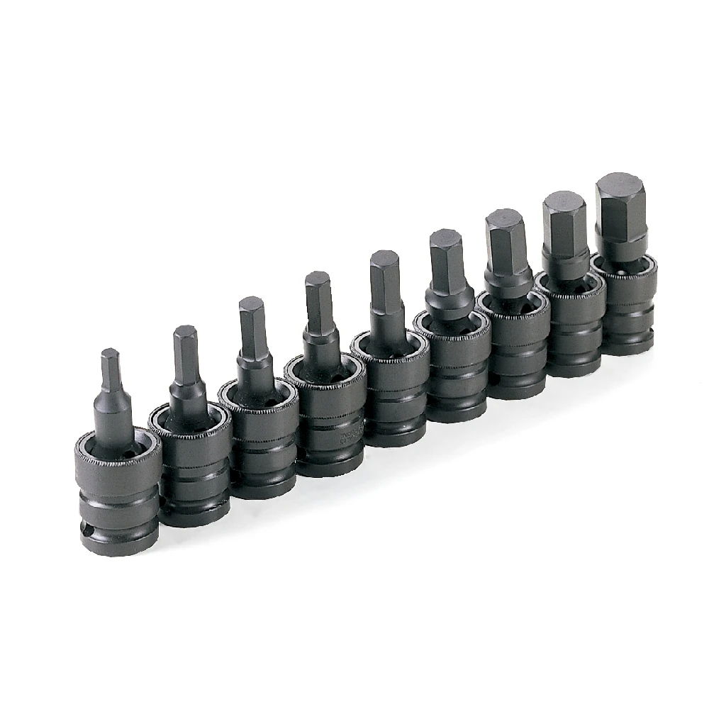 Grey Pneumatic 1/2"Drive 9pc Metric Universal Hex Driver Set (1499UMH) — product image 2