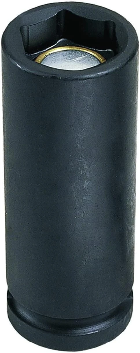 Grey Pneumatic 15/16" X 6 Point Deep 1/2" Drive Magnetic Impact Socket (2030DG)