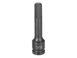 Grey Pneumatic 18Mm Hex Bit Impact Socket 1/2" Drive (29184M)