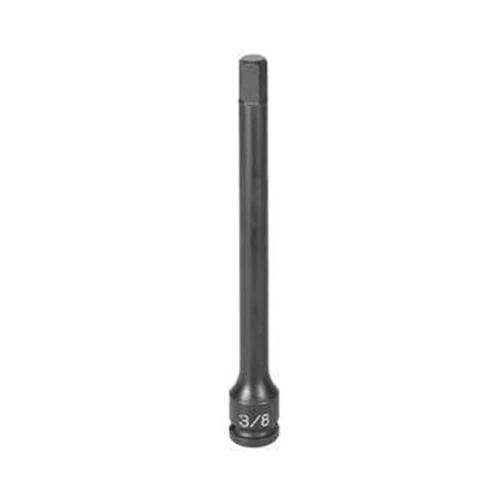 Grey Pneumatic 3/8" Drive x 7/32" Hex Driver 6" Length Socket (19076F)