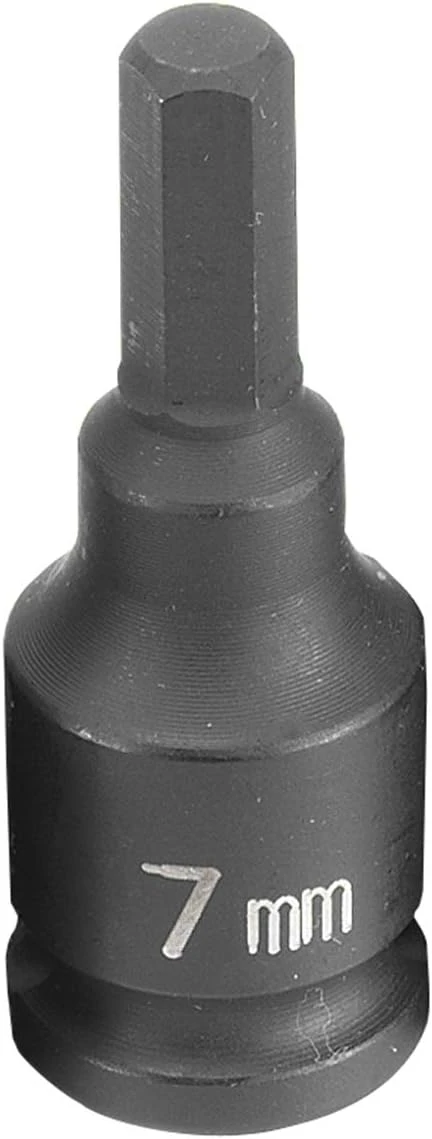 Grey Pneumatic 3/8" Drive x 7mm Hex Driver Socket (1907M)
