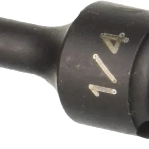 Grey Pneumatic 3/8" Drive x 1/4" Hex Driver Socket (1908F)