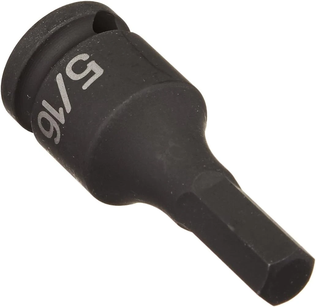 Grey Pneumatic 3/8" Drive x 5/16" Hex Driver Socket (1910F) — product image 2