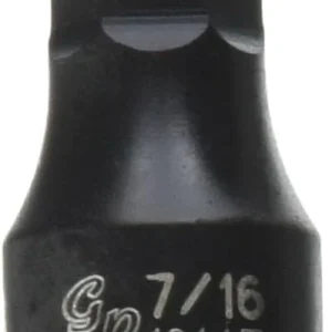 Grey Pneumatic 3/8" Drive x 7/16" Hex Driver Socket (1914F)