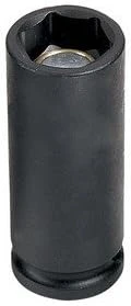 Grey Pneumatic 19Mm X 6 Point Deep 3/8" Drive Magnetic Impact Socket (1019MDG)