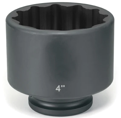 Grey Pneumatic 2-1/4" X 12 Point Short 1-1/2" Drive Impact Socket (6272R)