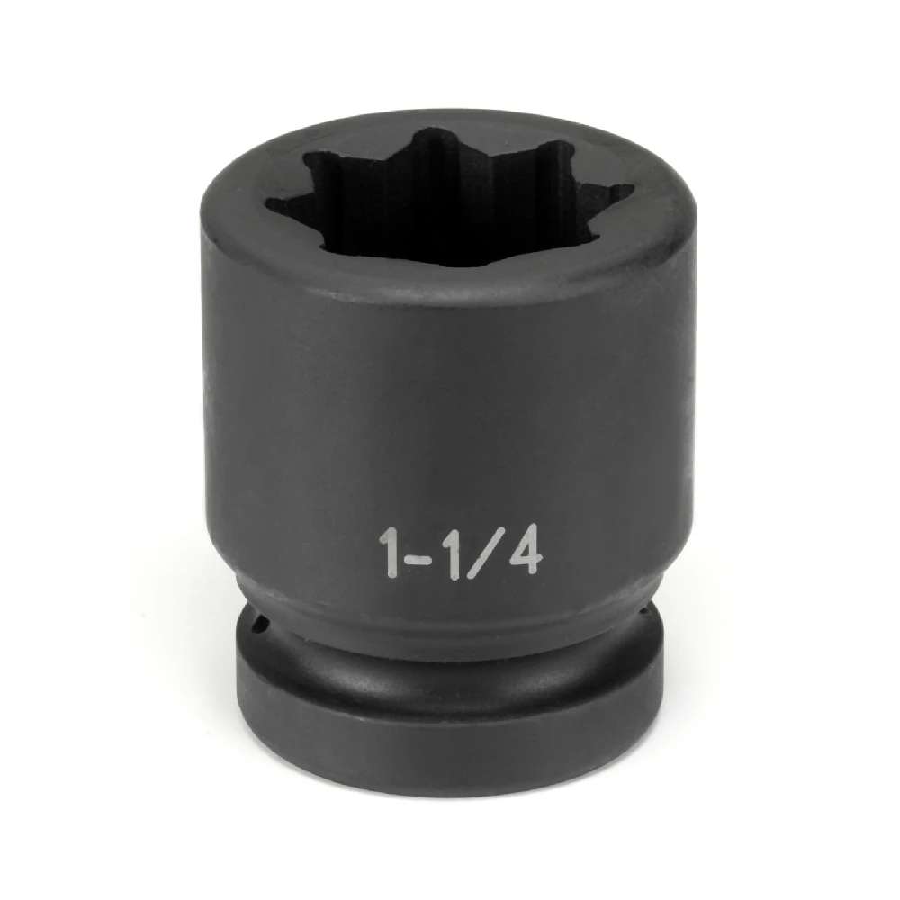 Grey Pneumatic 2-1/8" X 6 Point Short 1" Drive Impact Socket (4568S)