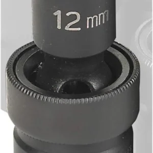 Grey Pneumatic 1/2" Drive x 12mm Standard Universal Socket (2012UM)