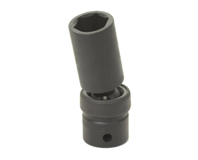 Grey Pneumatic 1/2" Drive x 7/16" Deep Universal Socket (2014UD)