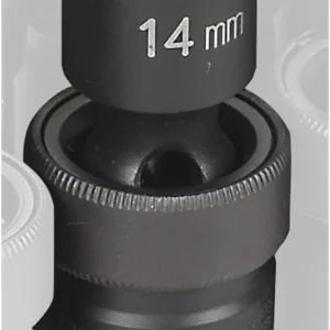 Grey Pneumatic 1/2" Drive x 14mm Standard Universal Socket (2014UM)
