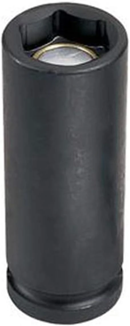 Grey Pneumatic 1/2" Drive x 17mm Magnetic Deep Socket (2017MDG)