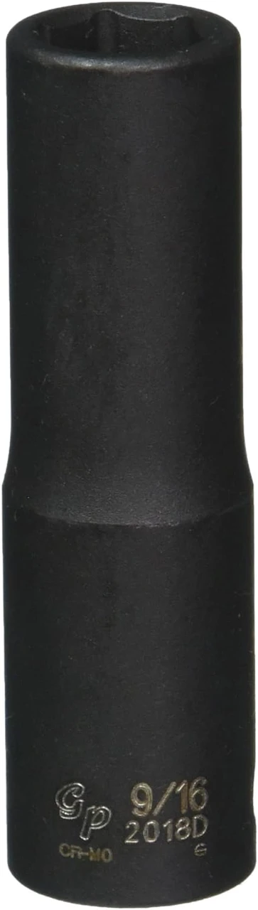 Grey Pneumatic 1/2" Drive x 9/16" Magnetic Deep Socket (2018DG)
