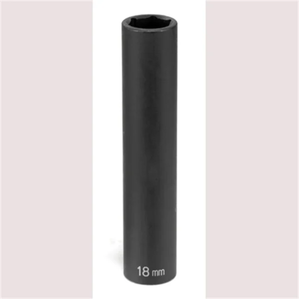 Grey Pneumatic 1/2" Drive x 18mm Extra-Deep Socket (2018XMD)