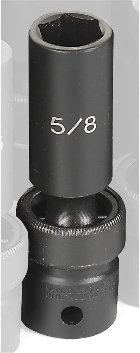 Grey Pneumatic 1/2" Drive x 5/8" Deep Universal Socket (2020UD)