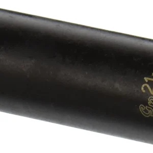 Grey Pneumatic black deep socket marked 21mm and 2021MD