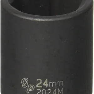 Grey Pneumatic 1/2" Drive x 24mm Standard Socket (2024M)