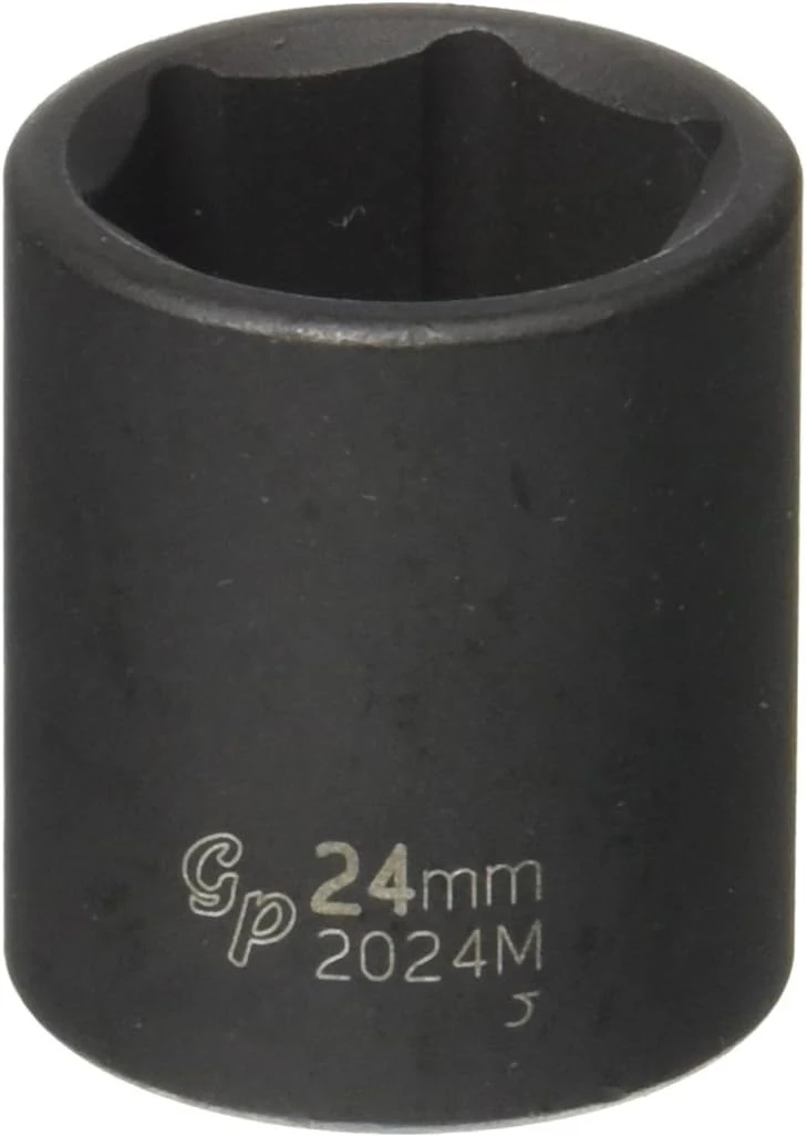 Grey Pneumatic 1/2" Drive x 24mm Standard Socket (2024M)