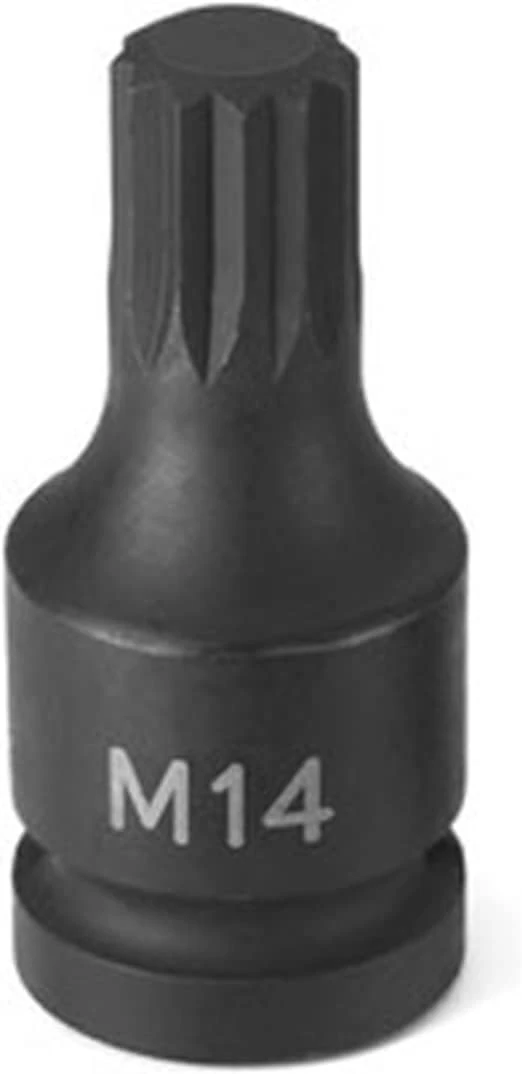 Grey Pneumatic 1/2" Drive x M8 Triple Square Driver Socket (2108S)