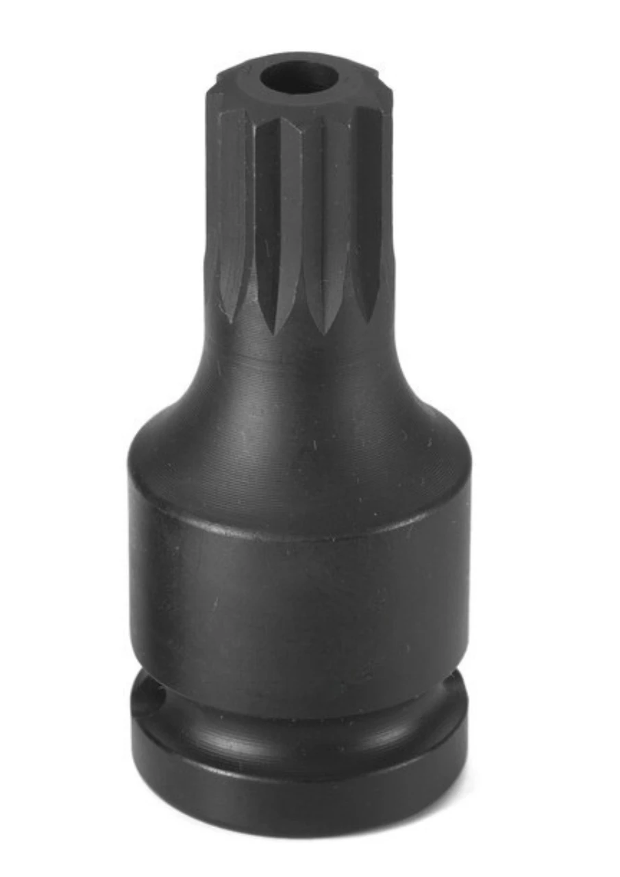 Grey Pneumatic 1/2" Drive x M12 Tamper Proof 3-Sq. Socket (2112ST)