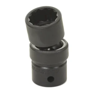 Grey Pneumatic 1/2" Drive x 17mm Standard Universal, 12 Point (2117UM)