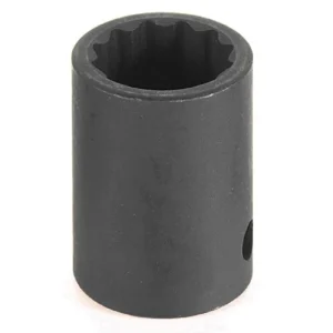 Grey Pneumatic 1/2" Drive x 18mm Standard - 12 Point Socket (2118M)